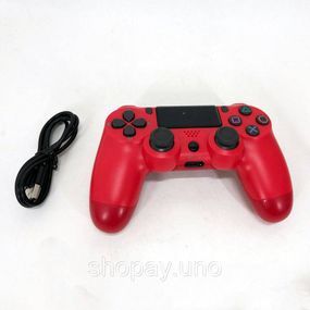 Джойстик DOUBLESHOCK для PS 4, игровой беспроводной геймпад PS4/PC аккумуляторный джойстик. Цвет: красный LY-98