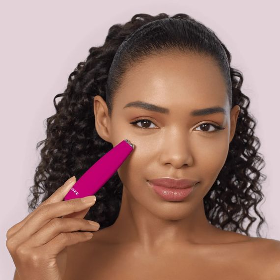 Микротоковая ручка для подтяжки кожи лица GESKE MicroCurrent Face-Lift Pen 6в1 white, Малиновый | Зображення 3