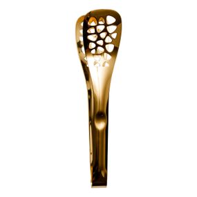 Щипці кухонні металеві 25×5 (см) кулінарні щипці для м'яса, риби, гриля кухарські щипці Золотистий HP-8-64