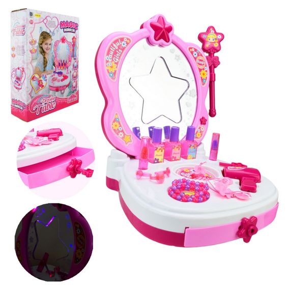 Детский туалетный столик 661-125 свет, звук, палочка, фен, расческа | Зображення 2