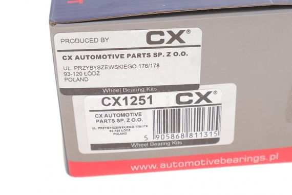 Підшипник маточини передньої Mini Countryman R60 Paceman R61 10-16 з гайкою  болти M12x1.5  CX1251 | Зображення 3