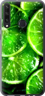 Чохол на Huawei Y6p Зелені часточки лимона "852u-1952-2448"