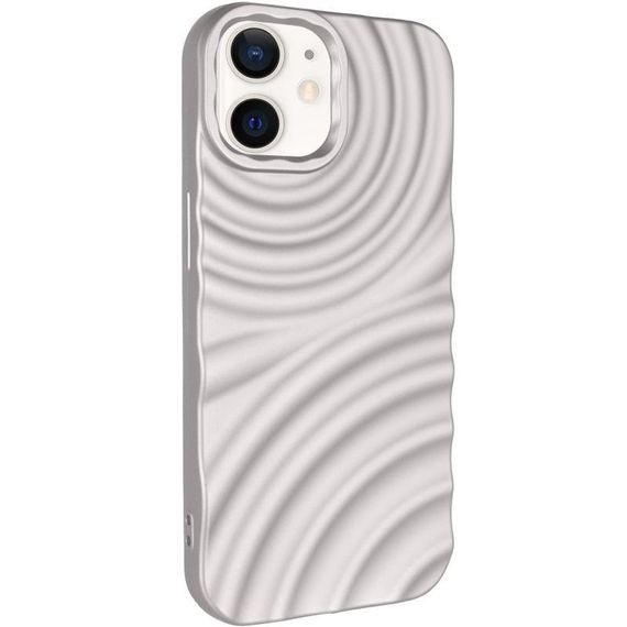 Чохол TPU MonoWave для Apple iPhone 12 Pro / 12 (6.1") Black Light Gray