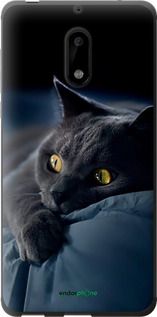 Чохол на Nokia 6 Димчастий кіт "825t-898-2448"