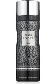 Дезодорант Чоловічий дезодорант Fragrance World Black Leather 200мл – елегантність і стиль у кожному спреї. 200 мл