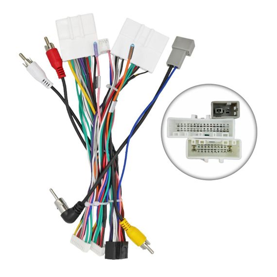 Перехідник живлення серії QIV з адаптером CAN-BUS для Mazda QBR-W MZ-2612 (дрот)