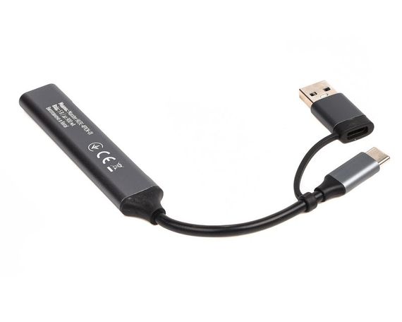 Хаб USB 3.0 Maxxter HU3C-4P1CN-01 | Зображення 3