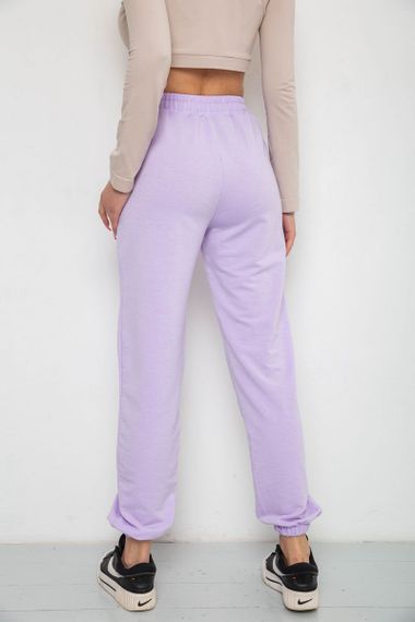 Спортивні штани жіночі, колір світло-бузковий, 238R121 | Зображення 3