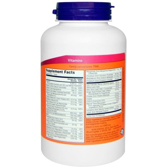 Вітамінно-мінеральний комплекс NOW Foods ADAM, Superior Men's Multi 90 Softgels | Зображення 1