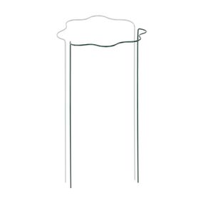 Хвиляста кільцева опора для рослин Bradas 1/2 кола, Ø 30 см, висота 115 см (TYRP4F30115)