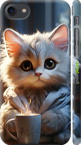 Чохол на iPhone 7 Білий кіт "5646m-336-2448"