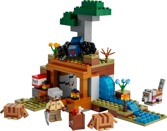 Конструктор LEGO Minecraft Шахтна експедиція Броненосець (The Armadillo Mine Expedition) 21269 | Зображення 4