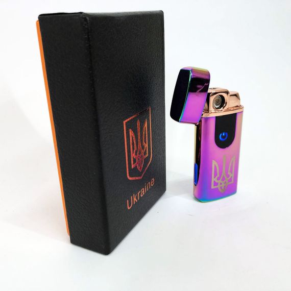 Електрична та газова запальничка Україна, акумуляторна запальничка спіральна HL-431. Колір: хамелеон | Зображення 6