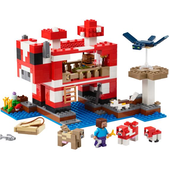 Конструктор LEGO Minecraft Грибний будинок (21270) | Зображення 1