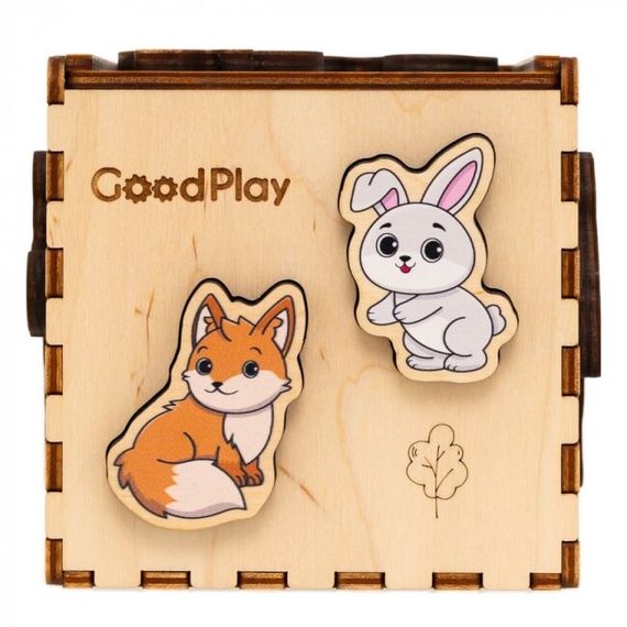 Кубик-сортер Лісові звірята GoodPlay CUB-4-008 Різнокольоровий shop (4820276870284) | Зображення 2