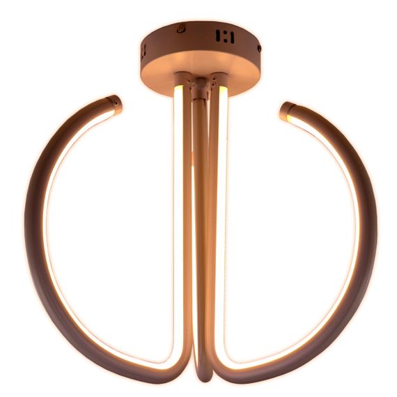 Люстра світлодіодна стельова LED світильник для квартири на стелю лед 25571 Білий 40х38х38 см. | Зображення 6