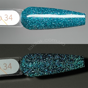 Світловідбивний гель-лак Gelix Disco №34 8мл