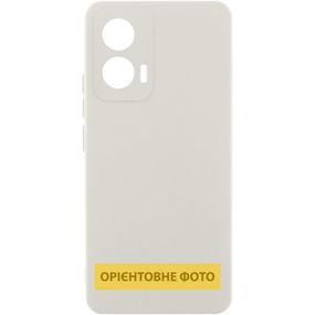 Чохол Silicone Cover Lakshmi Full Camera (AAA) для Motorola Moto G85 Білий / White