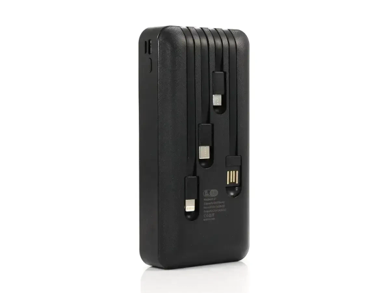 Power Bank с электронным экраном с набором кабелей KP KP-27 20000mAh Внешний аккумулятор для зарядки | Зображення 1