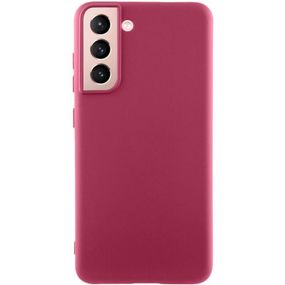 Чехол Silicone Cover Ummi Lakshmi (AA) для Samsung Galaxy S21 Бордовый / Marsala