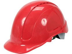 Каска для захисту голови YATO Польша червона з пластика ABS YT-73973
