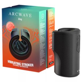 Вибрирующий мастурбатор Arcwave Zing Black, открытый, черный Sex Aura