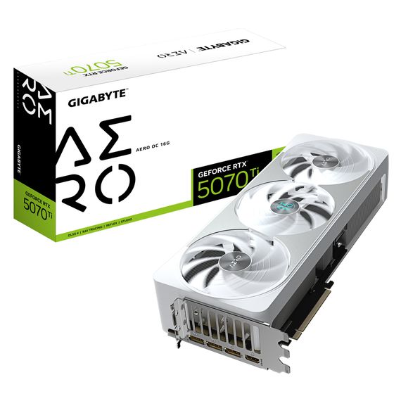 Видеокарта GIGABYTE GeForce RTX5070 Ti 16GB AERO OC (GV-N507TAERO OC-16GD) | Зображення 9