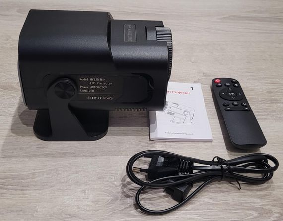 Мультимедійний проектор 4K, WiFi, Bluetooth, пульт XPRO HY320 minin (234574813_1867) | Зображення 6