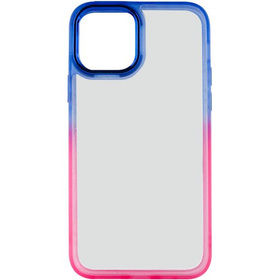 Чохол TPU+PC Fresh sip series для Apple iPhone 12 Pro Max (6.7") TPU+PC, Розовый / Синий | Зображення 1