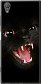 Чехол на Sony Xperia XA1 Plus G3412 Чёрная кошка "932u-1129-17620"