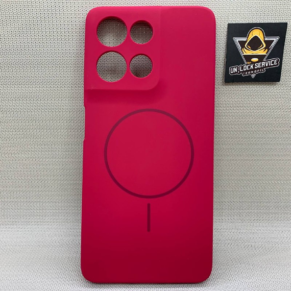 Чохол Motorola G75 MagSafe SoftTouch М'який Протиударний Червоний