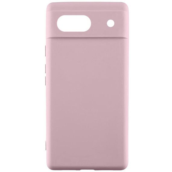 Чохол TPU GETMAN Liquid Silk Full Camera для Google Pixel 6 Рожевий / Pink Sand