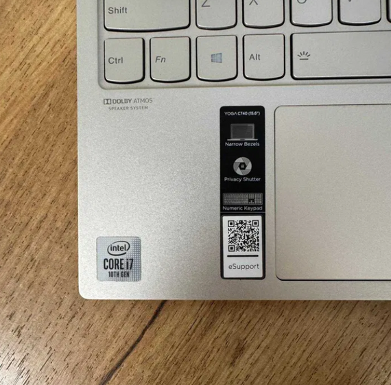 Ноутбук Сенсорний Lenovo Yoga C740-15IML x360 i7 10510U 12Gb SSD 512Gb Б/В | Зображення 5