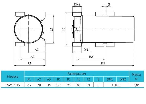 Насос для підвищення тиску Rudes 15WBX-15 | Зображення 2
