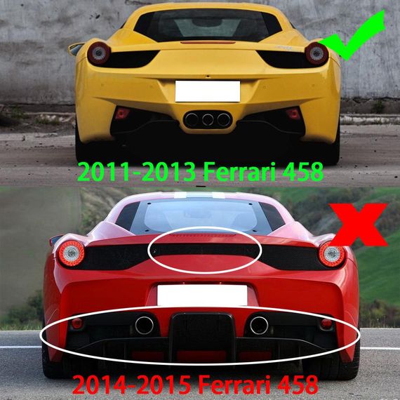 Спойлер V1 (2011-2013, Карбон) для Ferrari 458 Italia рр | Зображення 6