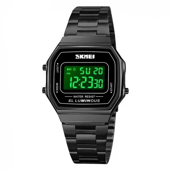 Годинник наручний чоловічий Skmei 1647BK чорний | Зображення 1
