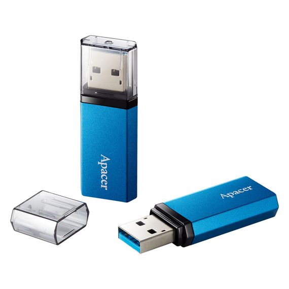 USB флеш накопичувач Apacer 64GB AH25C Ocean Blue USB 3.0 (AP64GAH25CU-1) | Зображення 2