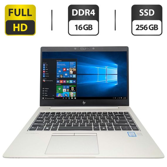 Ультрабук HP EliteBook 840 G5 / 14" (1920x1080) IPS / Intel Core i5-8350U (4 (8) ядра по 1.7 - 3.6 GHz) / 16 GB DDR4 / 256 GB SSDM.2 / Intel UHD Graphics 620 / WebCam б/у