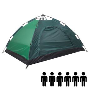 Намет автоматичний 6 місний (200 х 240 х 155 см) Smart Camp / Туристичний намет з антимоскітною сіткою