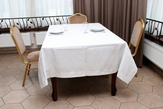 Скатертина Kayra жакардова "Дощик", 155 х 290 см | Зображення 1