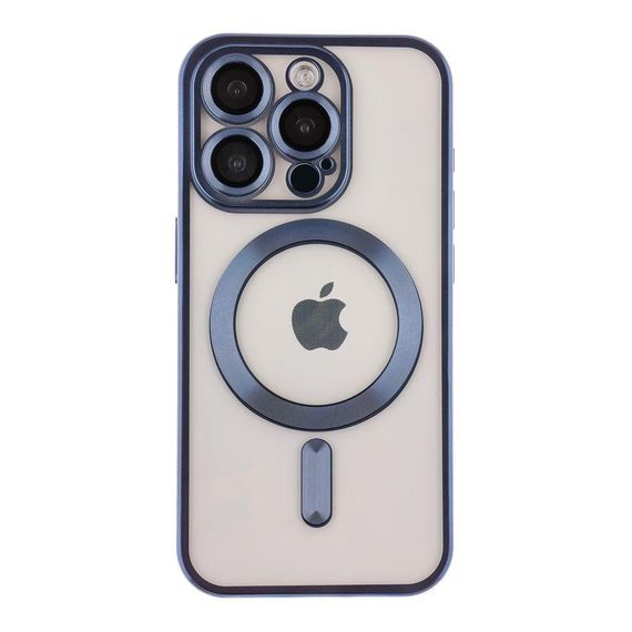 Чехол TPU Metallic Chrome з повним захистом камери with Magsafe для Iphone 13 Pro Цвет Chrome Rose | Зображення 7