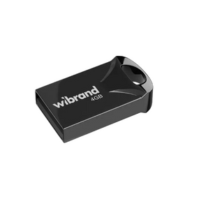 Флешка 4Гб USB 2.0 чорна Hawk Wibrand