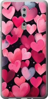 Чохол на Nokia 8 Сердечка 4 із силікону FCh_019891