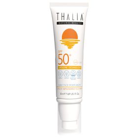 Солнцезащитный увлажняющий крем-протектор THALIA для лица SPF 50+  50 мл