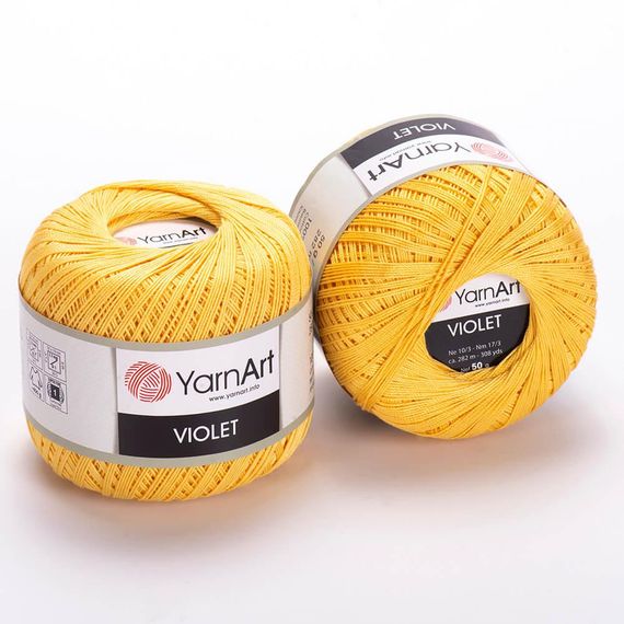 Пряжа YarnArt Violet номер кольору 4653 бавовна пряжа ярнарт віолет