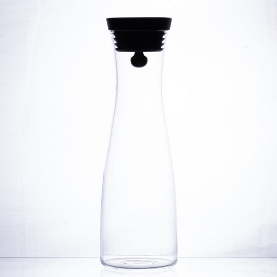 Скляний графин з кришкою 1.2 (л) для води, соку, лимонаду HP-19-43 | Зображення 3