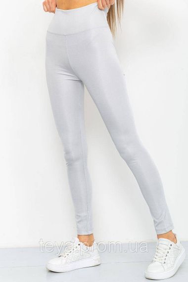 Лосини жіночі з біфлексу колір світло-сірий FA_003986 | Зображення 2