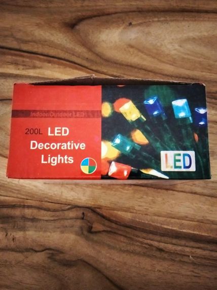 Гірлянда світлодіодна новорічна кольорова 100 LED 6 м | Гірлянда електрична| Новоричнева гірлянда | Зображення 5
