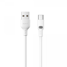 Кабель USB QC Type-C Havit HV-CB6282 3,0A білий