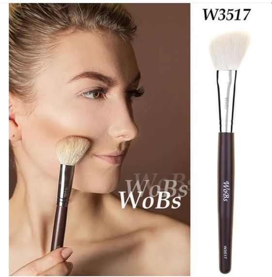 Кисть для рум'ян та корекції WoBs W3517 ворс кози | Зображення 2